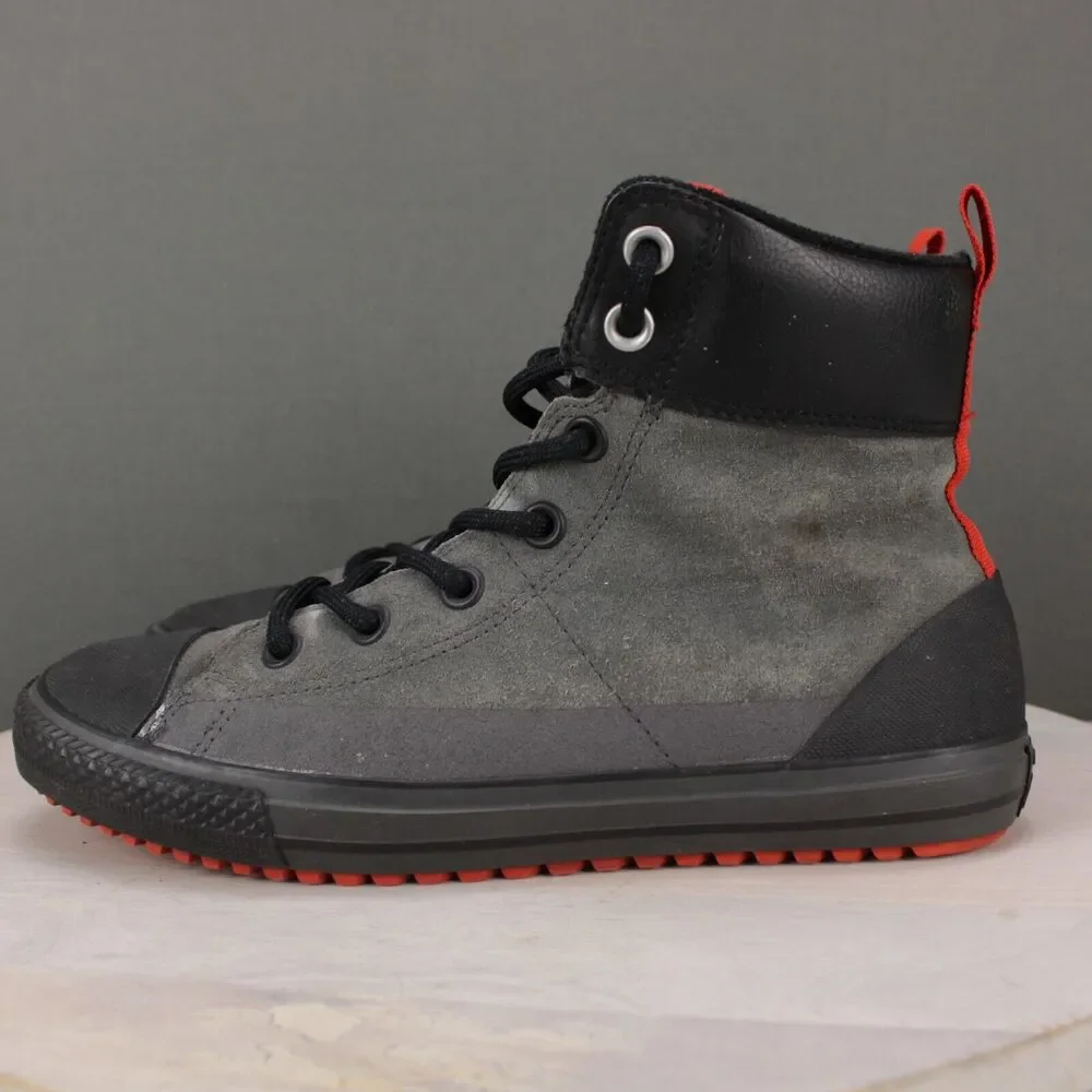 Converse Chuck Taylor Asphalt High Top Youth 6 Gray Canvas